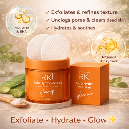 Exfo Hydrating Peel Pads Gentle Exfoliation | RK Skincare